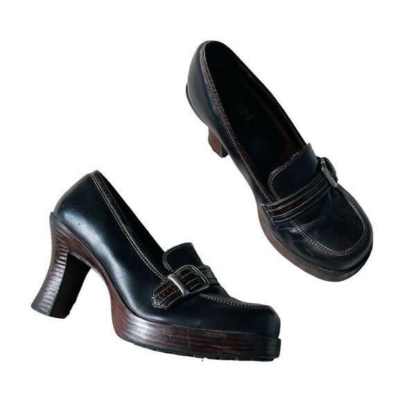 Vintage Y2K LEI Courts Platform Bratz Chunky Heeled Platform Heels - Picture 1 of 6